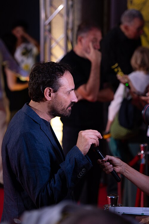 Dario Albertini on the red carpet at the 79th Locarno Film Festival 2026