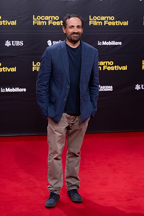 Dario Albertini on the red carpet at the 79th Locarno Film Festival 2026