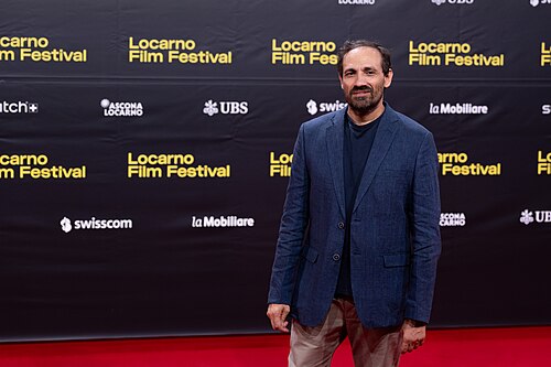 Dario Albertini on the red carpet at the 79th Locarno Film Festival 2026