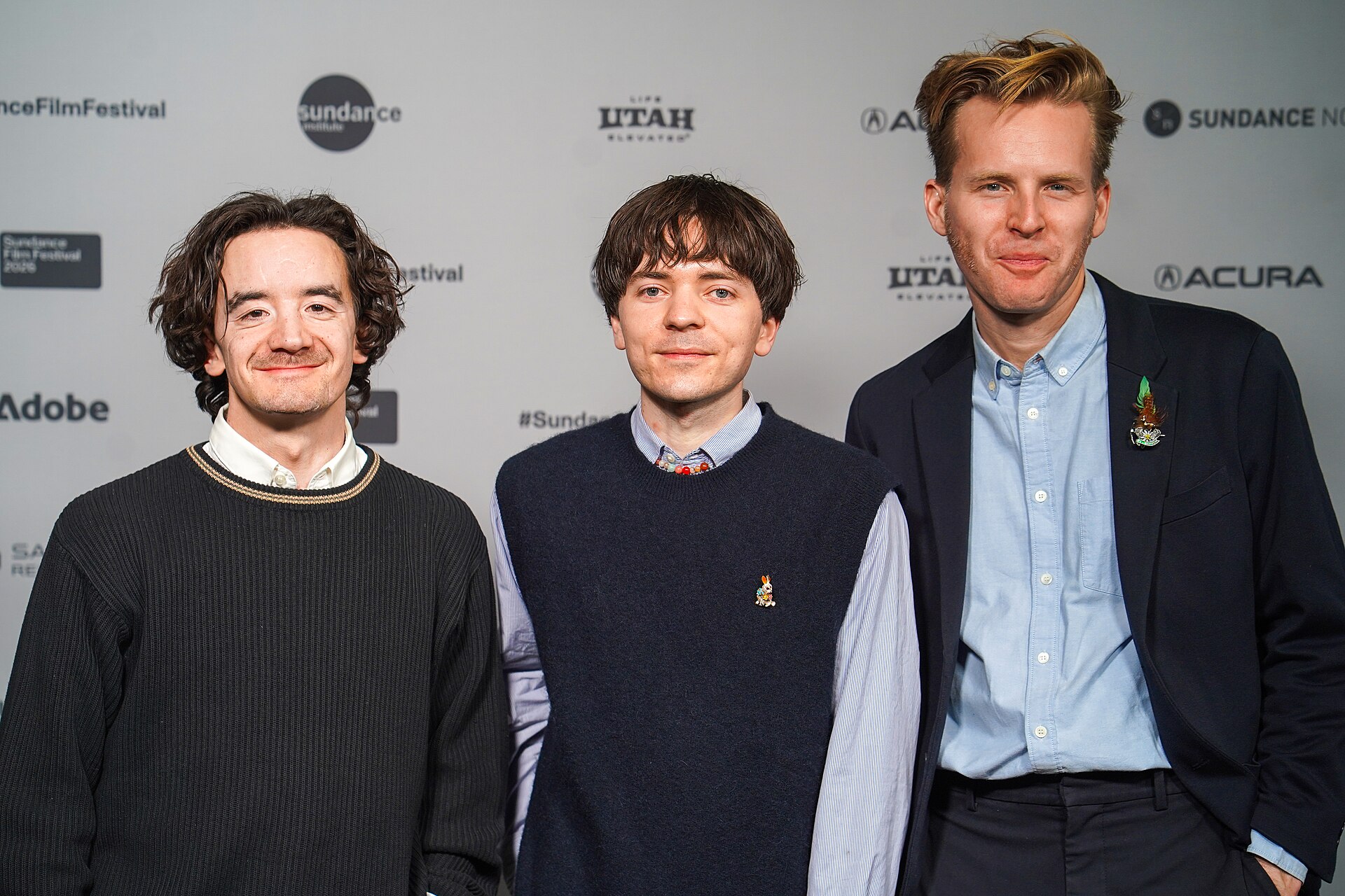 David Bjernstad, Markus Tangre, and Henrik Zwart attend the premiere of Ivar at the 2026 Sundance Film Festival
