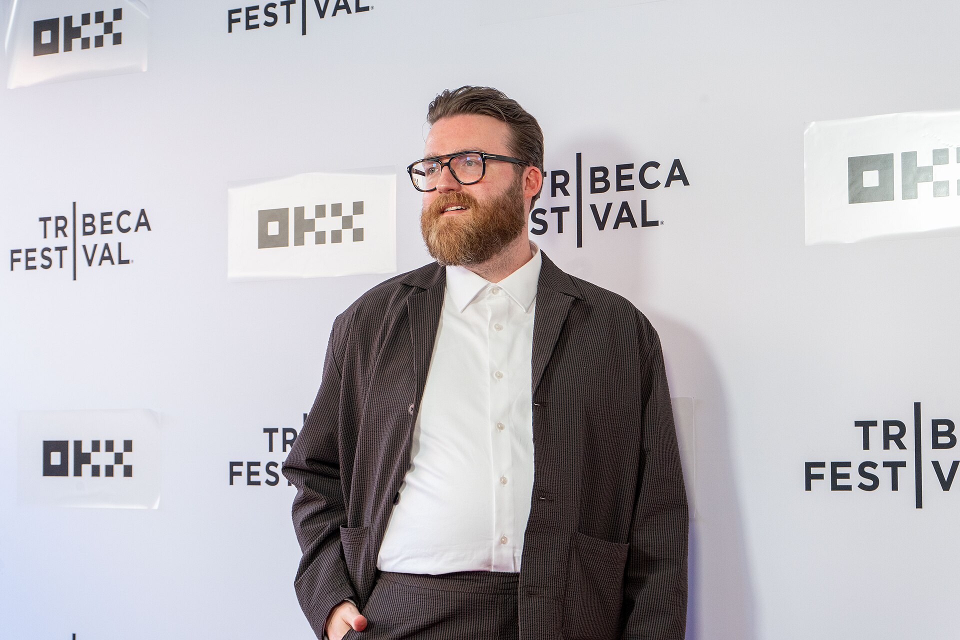 David Drake at the premiere of "The Long Haul" at the 25th Tribeca Film Festival in New York City.