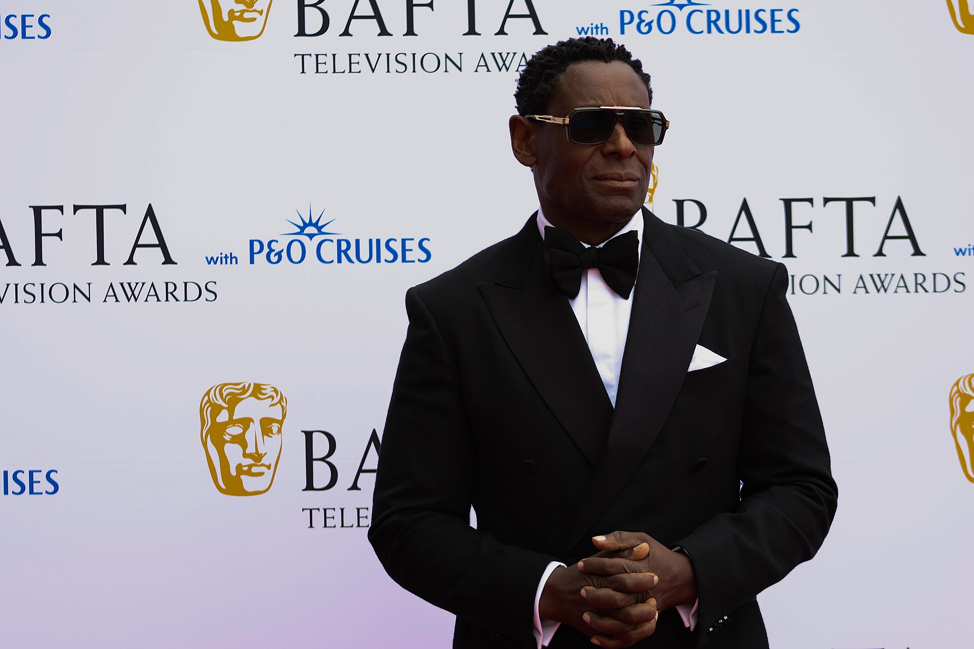 David Harewood on the red carpet at BAFTA TV Awards May 26