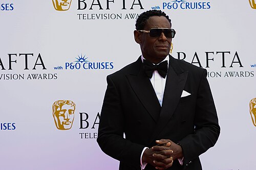 David Harewood on the red carpet at BAFTA TV Awards May 26