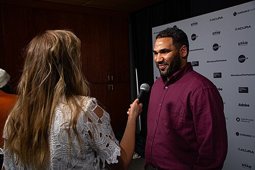David Kimbangi, Executive  Producer, at the 2026 Sundance Film Festival for the movie LADY.
