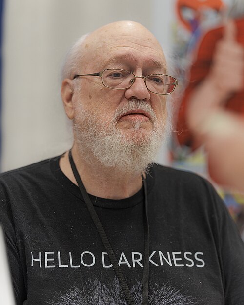 David Michelinie, comic book writer, at GalaxyCon Raleigh in Raleigh NC July, 24, 2026