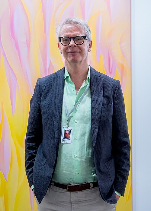 David Nolan, owner, at Art Basel 2025