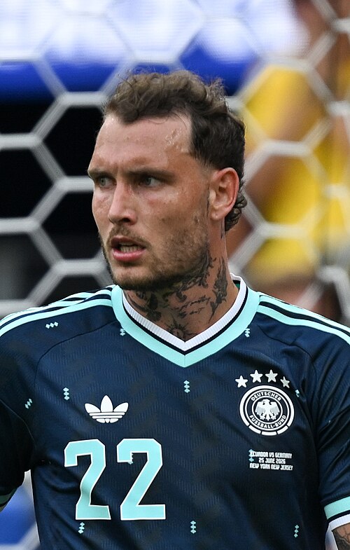 EAST RUTHERFORD, UNITED STATES - June 25: David Raum #22 of Germany during the FIFA World Cup 2026 Group E match between Ecuador  and  Germany on June 25, 2026 MetLife Stadium, East Rutherford, New Jersey