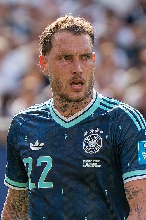 David Raum during Ecuador v Germany on 25 June 2026 at the 2026 FIFA World Cup