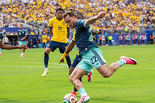 David Raum during Ecuador v Germany on 25 June 2026 at the 2026 FIFA World Cup