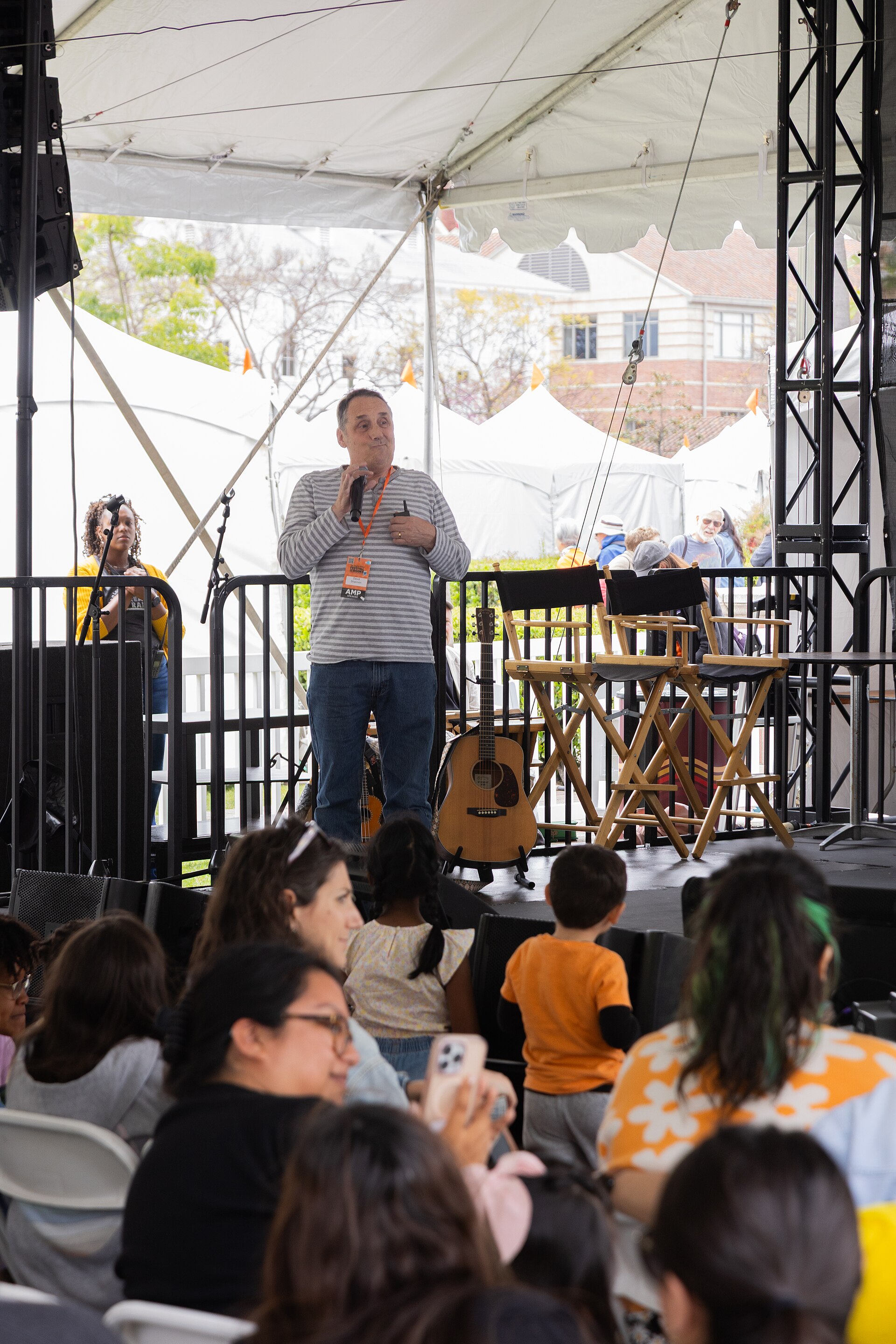 David Shannon, writer, at the Los Angeles Festival of Books in Los Angeles, California in April 2025.