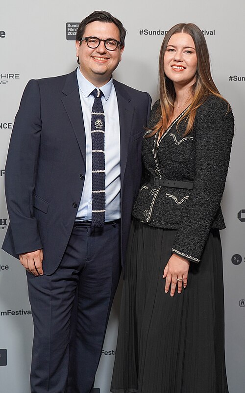 David Sharaz and Brittany Higgins at the 2026 Sundance Film Festival (2)