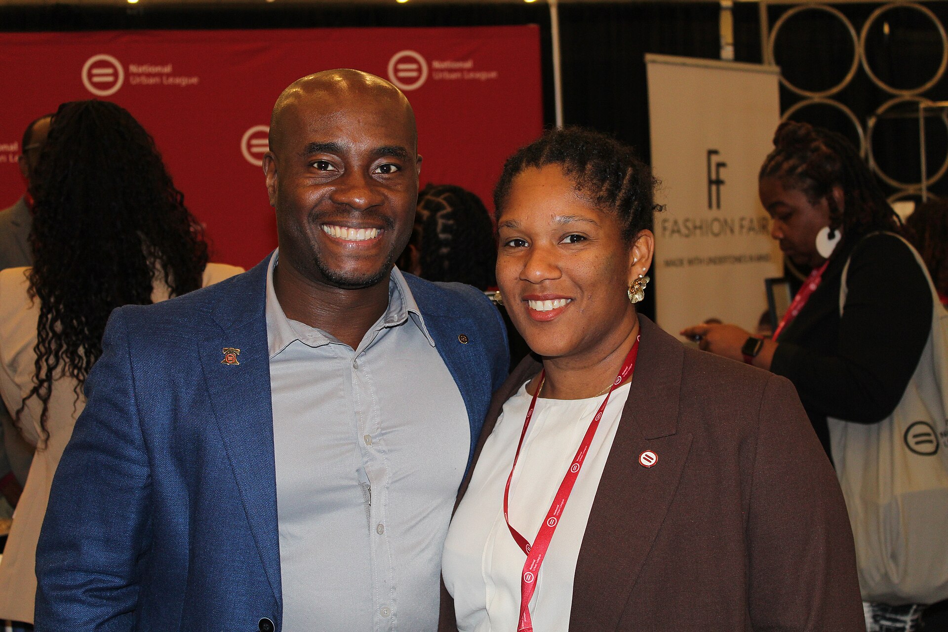 Dayne Robinson and Dasha Savage, National Urban League Young Professionals of Philly, at the 2025 National Urban League Conference.