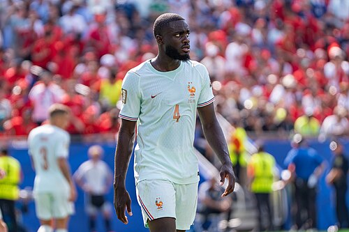 Dayot Upamecano during France v Morocco at the 2026 FIFA World Cup