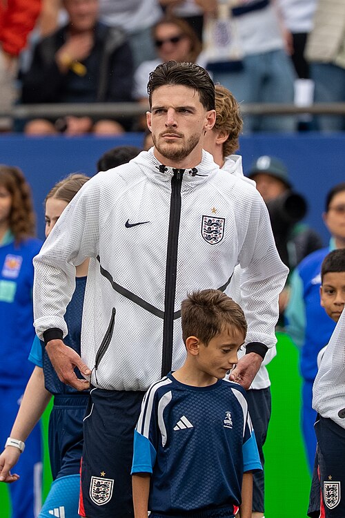 Declan Rice during England v Ghana on 23 June 2026 at the 2026 FIFA World Cup