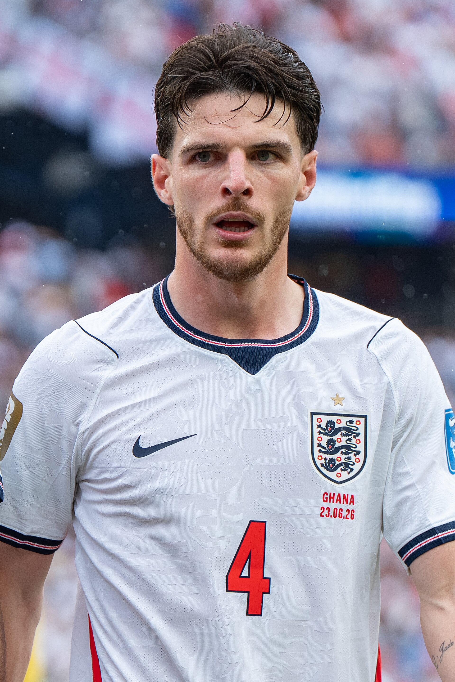 Declan Rice during England v Ghana on 23 June 2026 at the 2026 FIFA World Cup