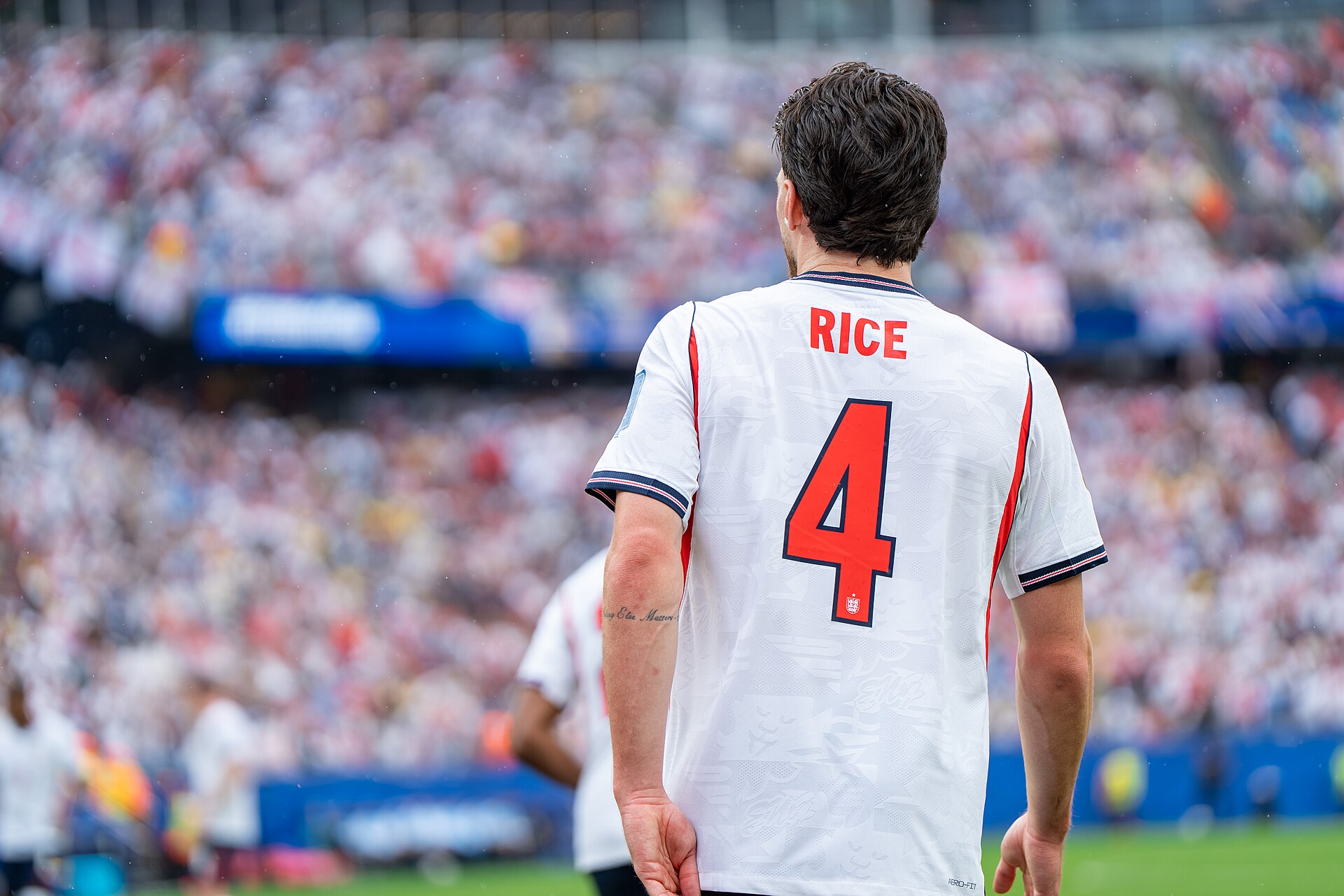 Declan Rice during England v Ghana on 23 June 2026 at the 2026 FIFA World Cup