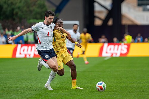 Declan Rice Prince Kwabena Adu during England v Ghana on 23 June 2026 at the 2026 FIFA World Cup