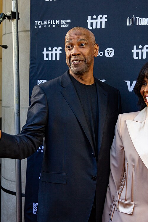 Denzel Washington at the 2024 Toronto International Film Festival (TIFF) for the movie The Piano Lesson.