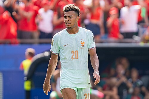 Desire Doue during France v Morocco at the 2026 FIFA World Cup