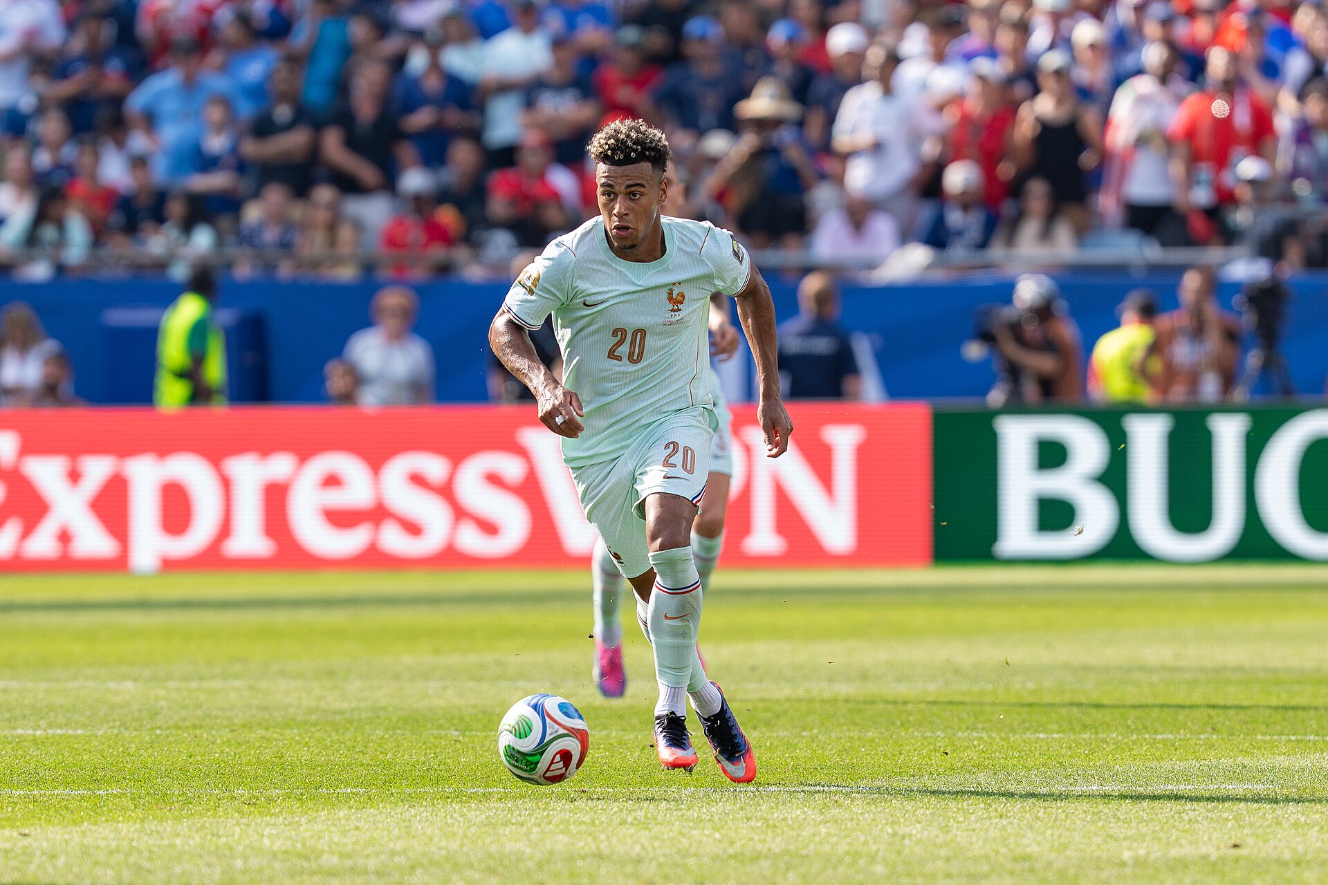 Desire Doue during France v Morocco at the 2026 FIFA World Cup