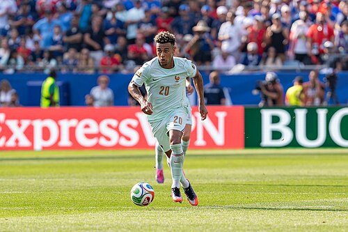 Desire Doue during France v Morocco at the 2026 FIFA World Cup