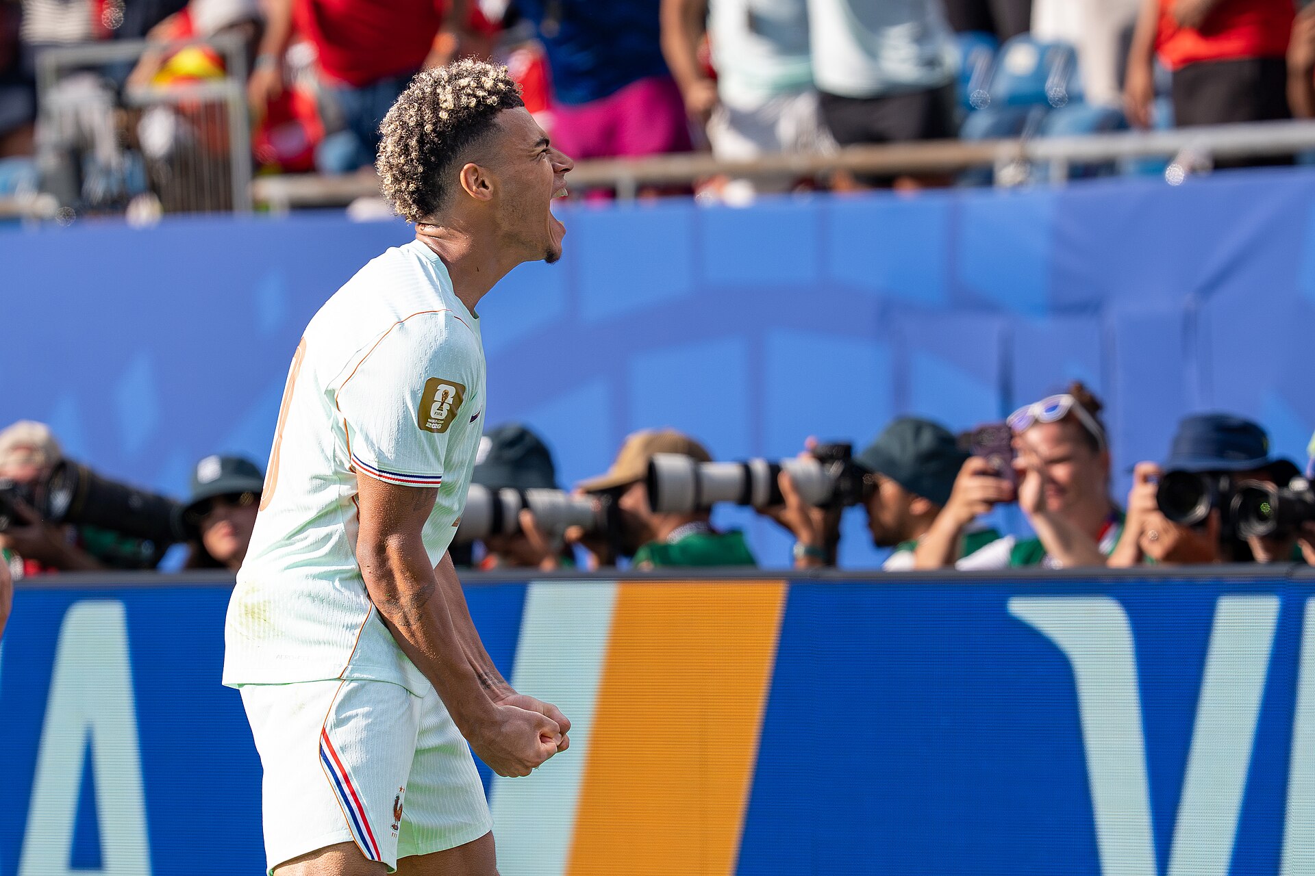 Desire Doue during France v Morocco at the 2026 FIFA World Cup