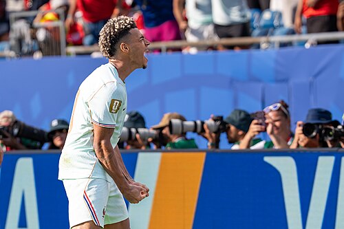 Desire Doue during France v Morocco at the 2026 FIFA World Cup