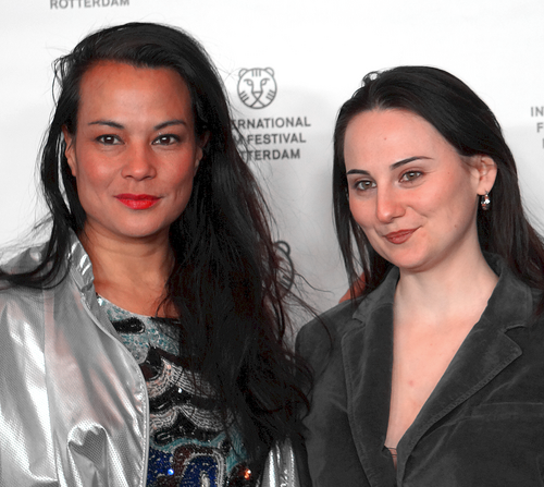 Dewi Reijs and Maria Bodrug at the opening night for International Film Festival Rotterdam 2026