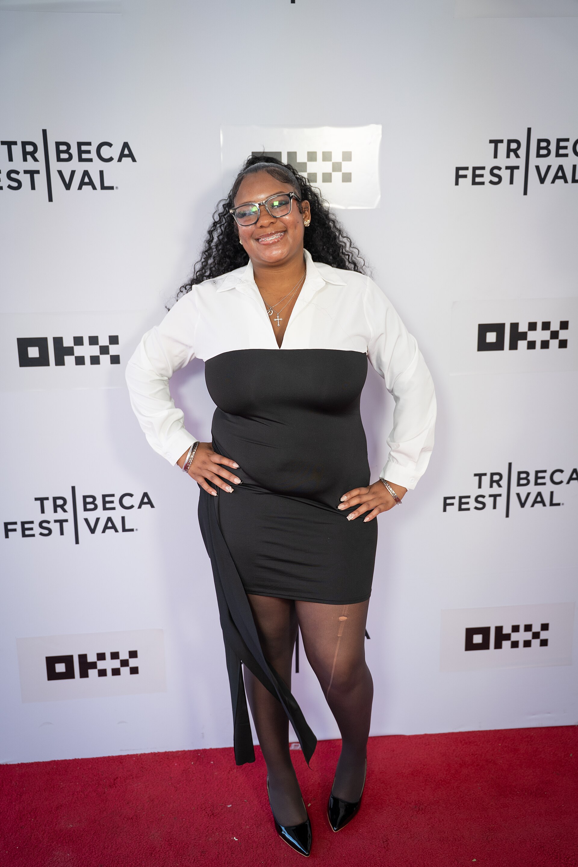Diamond Honeycutt at the premiere of HARVEST at Tribeca Film Festival 2026.