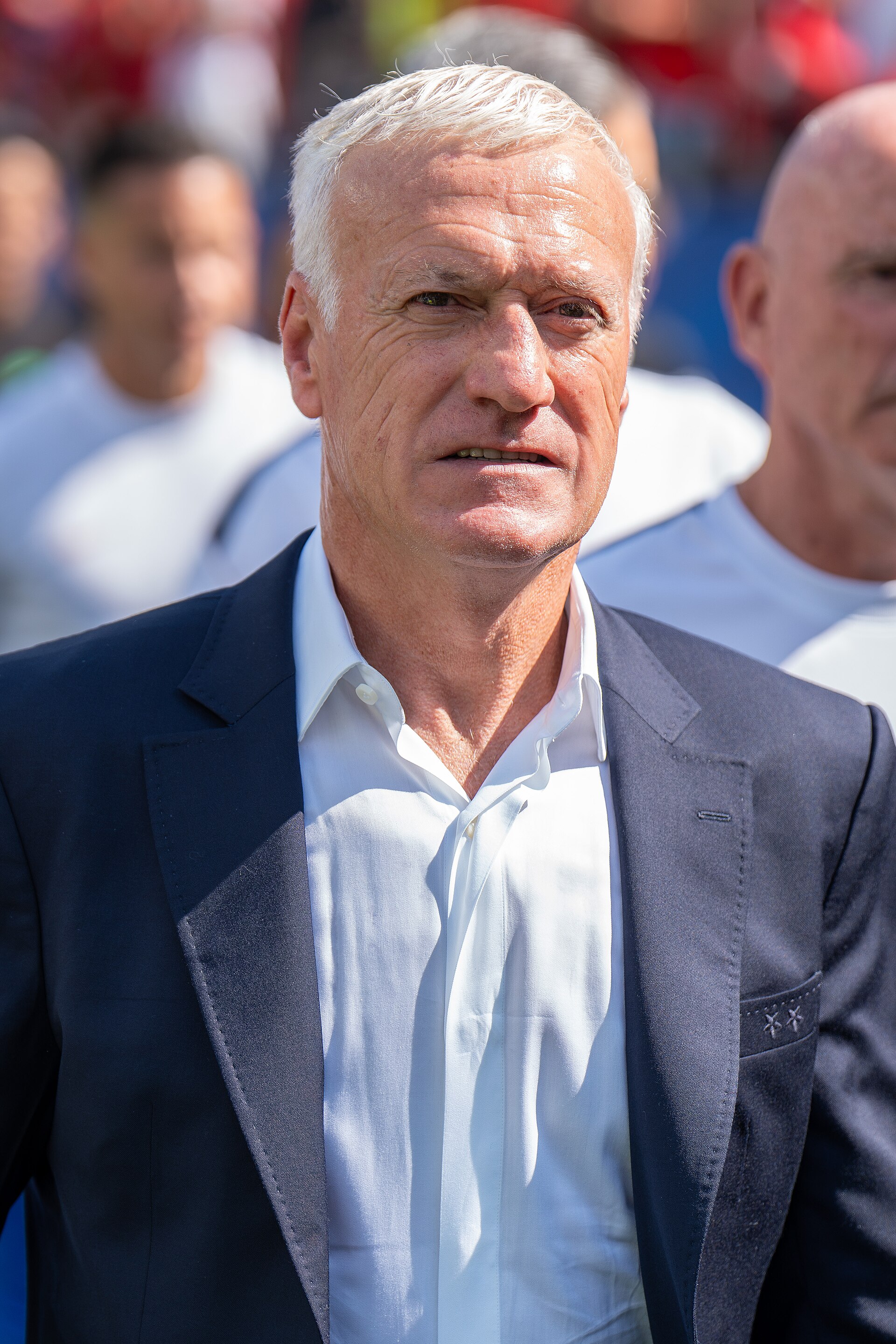 Didier Deschamps during France v Morocco at the 2026 FIFA World Cup