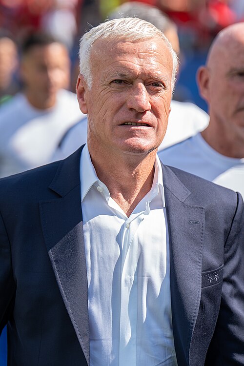 Didier Deschamps during France v Morocco at the 2026 FIFA World Cup