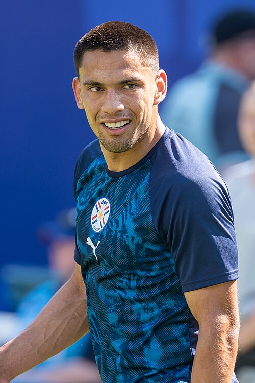 Diego Gomez during France v Paraguay at the 2026 FIFA World Cup