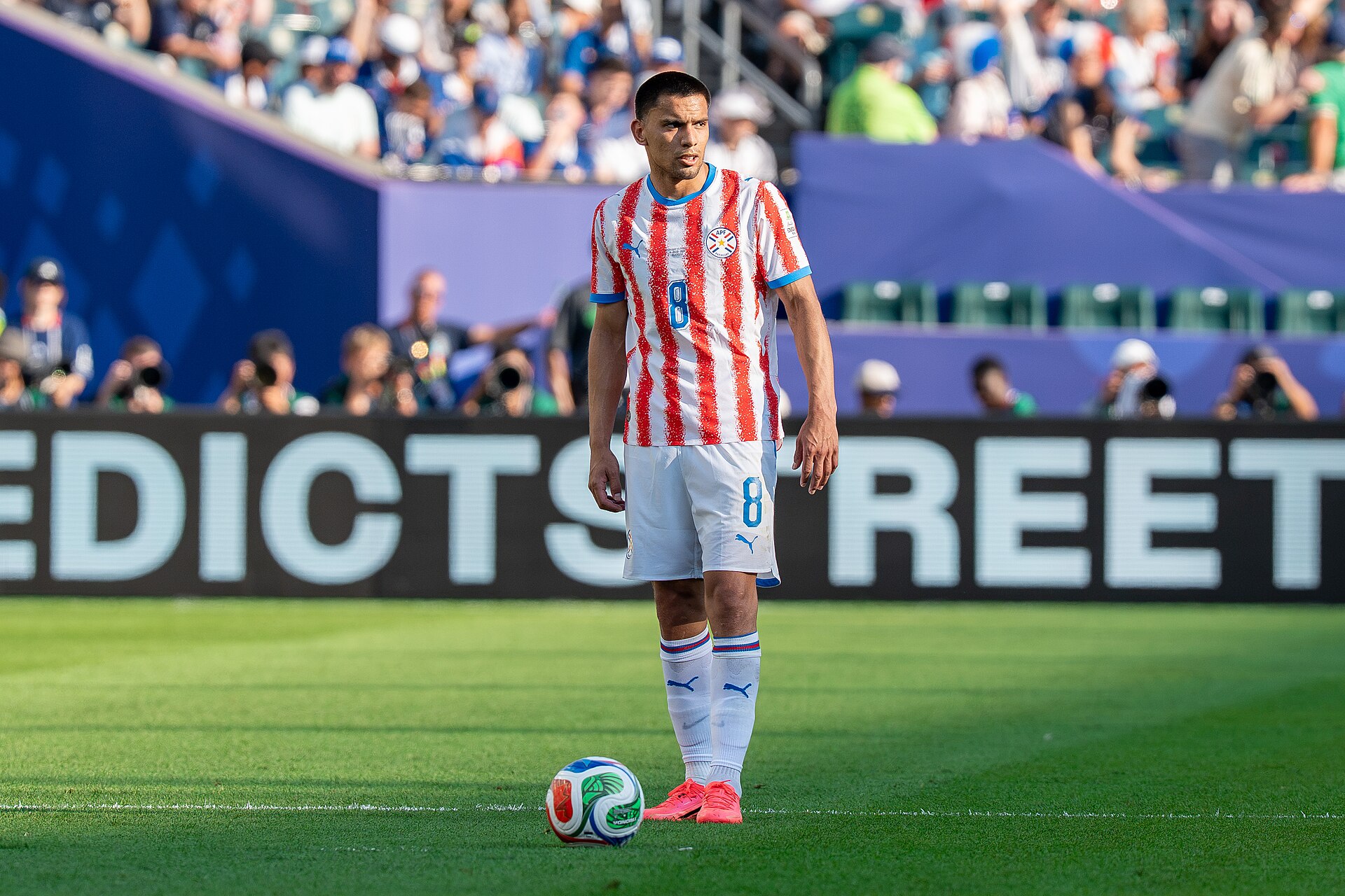 Diego Gomez during France v Paraguay at the 2026 FIFA World Cup