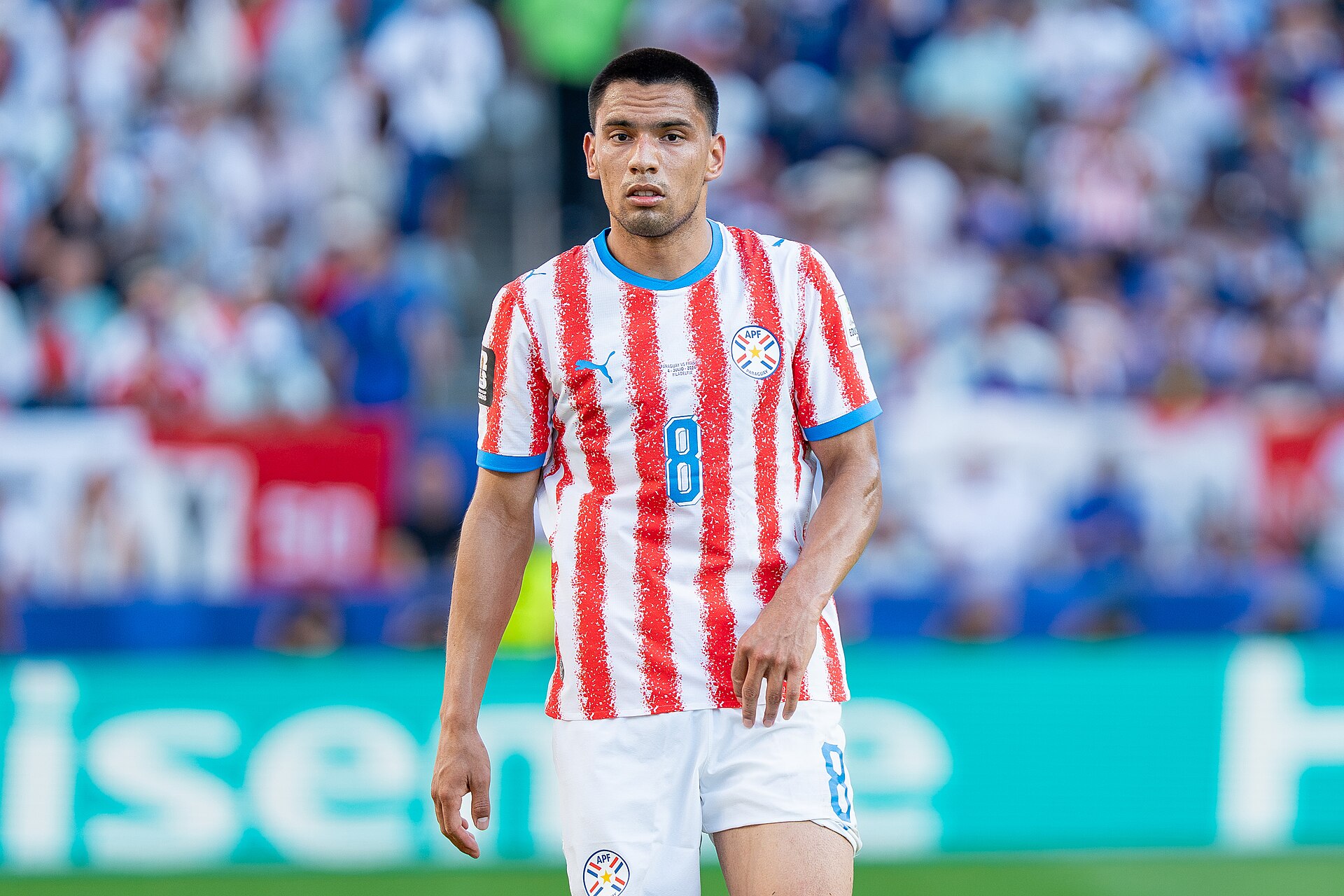 Diego Gomez during France v Paraguay at the 2026 FIFA World Cup