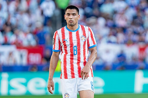 Diego Gomez during France v Paraguay at the 2026 FIFA World Cup
