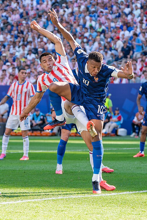 Diego Gomez during France v Paraguay at the 2026 FIFA World Cup