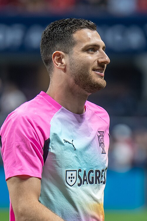Diogo Dalot during USMNT v Portugal 31 March 2026