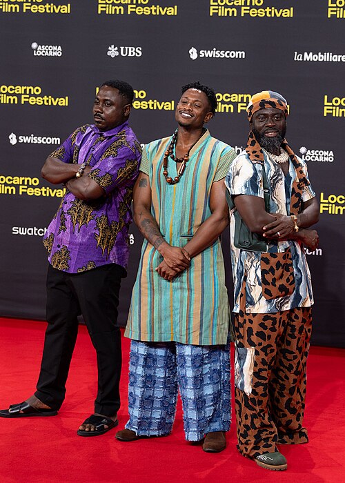 Director Amartei Armar with cast and crew of Ego Reach We all at the 79th Locarno Film Festival 2026