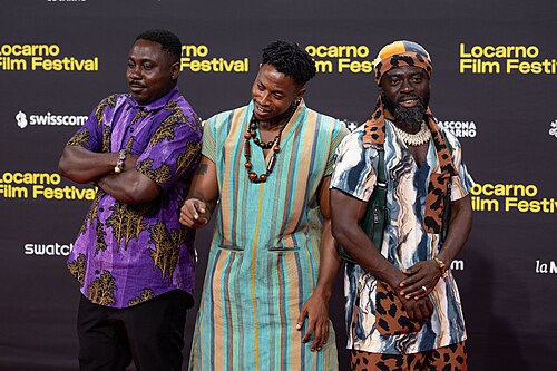 Director Amartei Armar with cast and crew of Ego Reach We all at the 79th Locarno Film Festival 2026