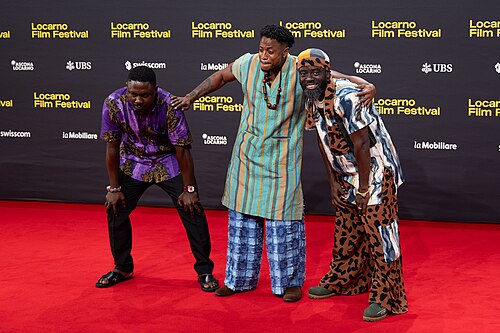 Director Amartei Armar with cast and crew of Ego Reach We all at the 79th Locarno Film Festival 2026