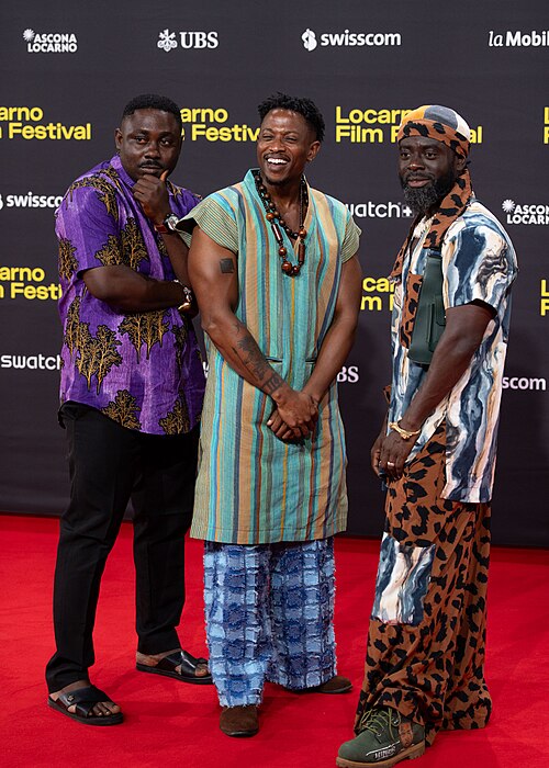 Director Amartei Armar with cast and crew of Ego Reach We all at the 79th Locarno Film Festival 2026