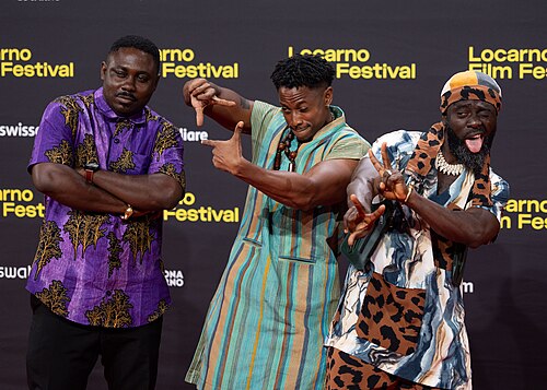 Director Amartei Armar with cast and crew of Ego Reach We all at the 79th Locarno Film Festival 2026