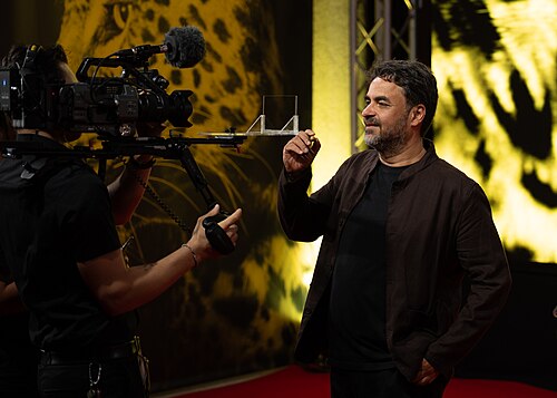 Director Gurvinder Singh on the red carpet at the 79th Locarno Film Festival 2026