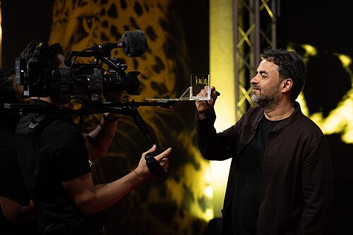 Director Gurvinder Singh on the red carpet at the 79th Locarno Film Festival 2026