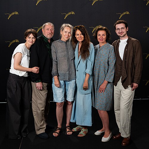 Director Isabelle Stever and cast of I Rarely Wake Up Dreaming at the 79th Locarno Film Festival 2026