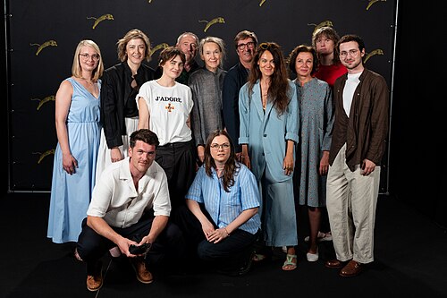 Director Isabelle Stever and cast of I Rarely Wake Up Dreaming at the 79th Locarno Film Festival 2026