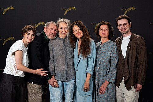 Director Isabelle Stever and cast of I Rarely Wake Up Dreaming at the 79th Locarno Film Festival 2026