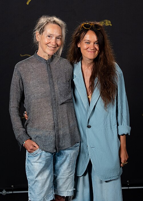 Director Isabelle Stever and writer Anna Melikova at the 79th Locarno Film Festival 2026