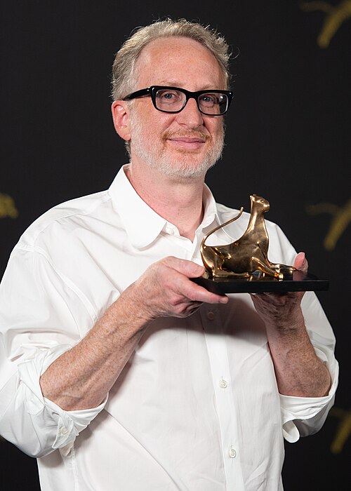 Director James Gray with his Pardo alla Carriera award at the 79th Locarno Film Festival 2026