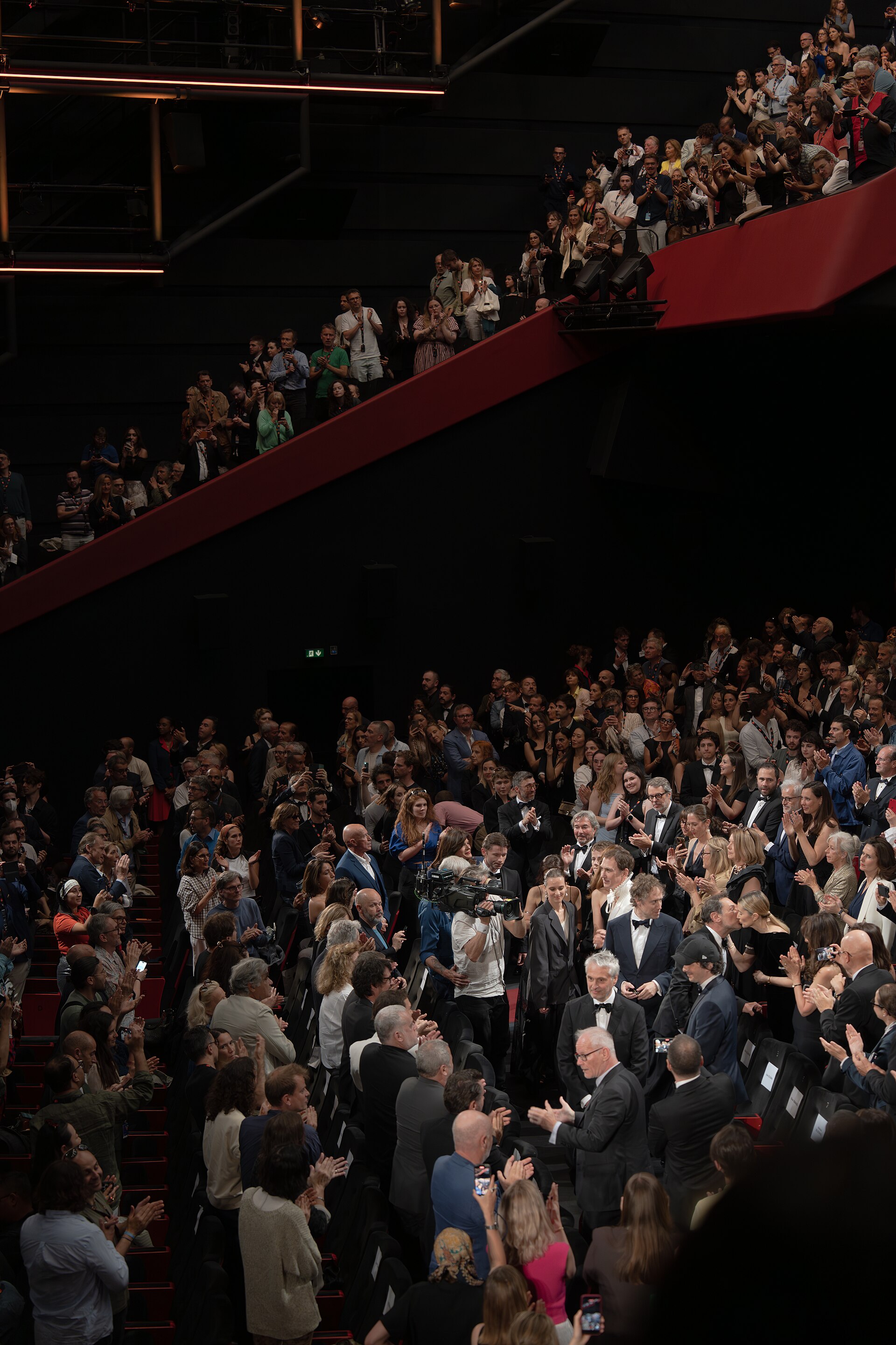 Director László Nemes at the 2026 Cannes Film Festival premiere of Moulin